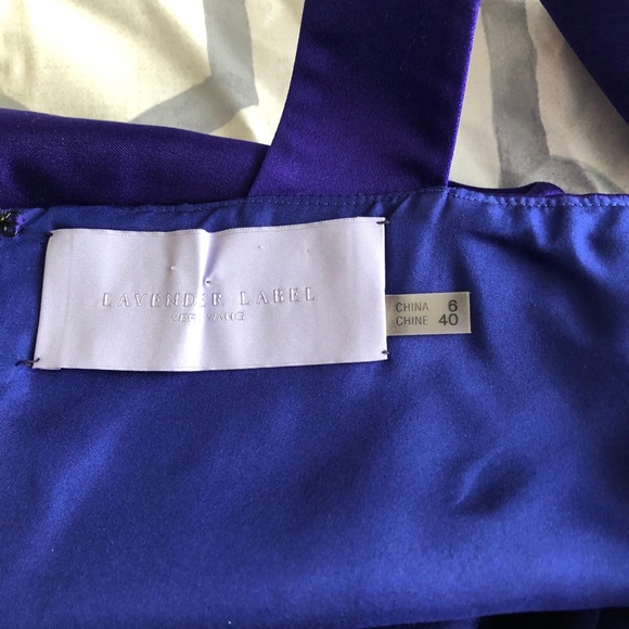 Lavender by Vera Wang embroiled cocktails dress - Picture 4 of 5